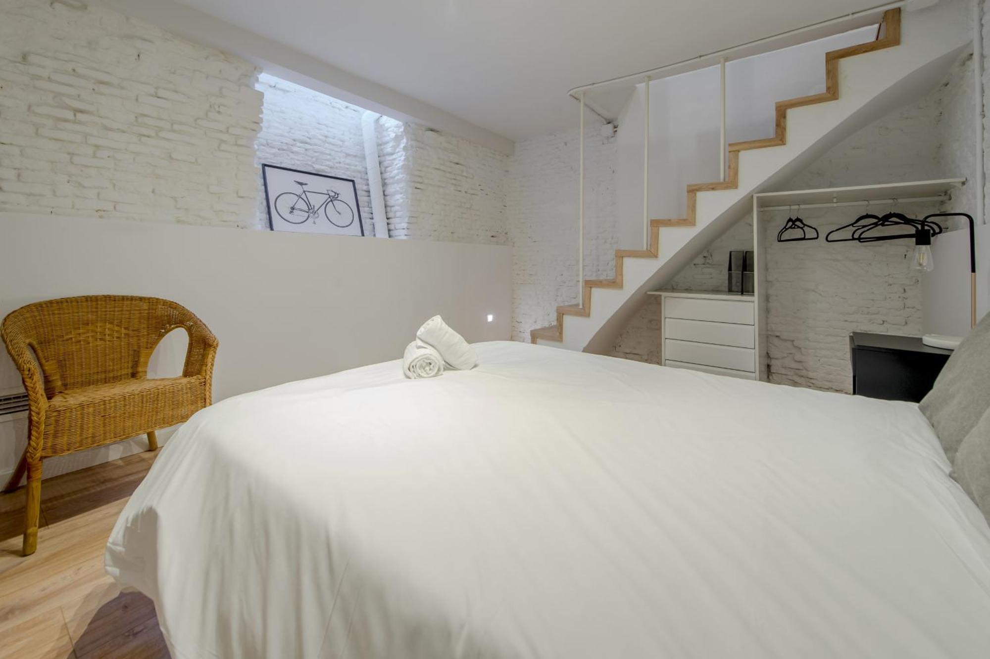 Modern Apt Para 7Pax En Chamberi-Ponzano Madrid Luaran gambar