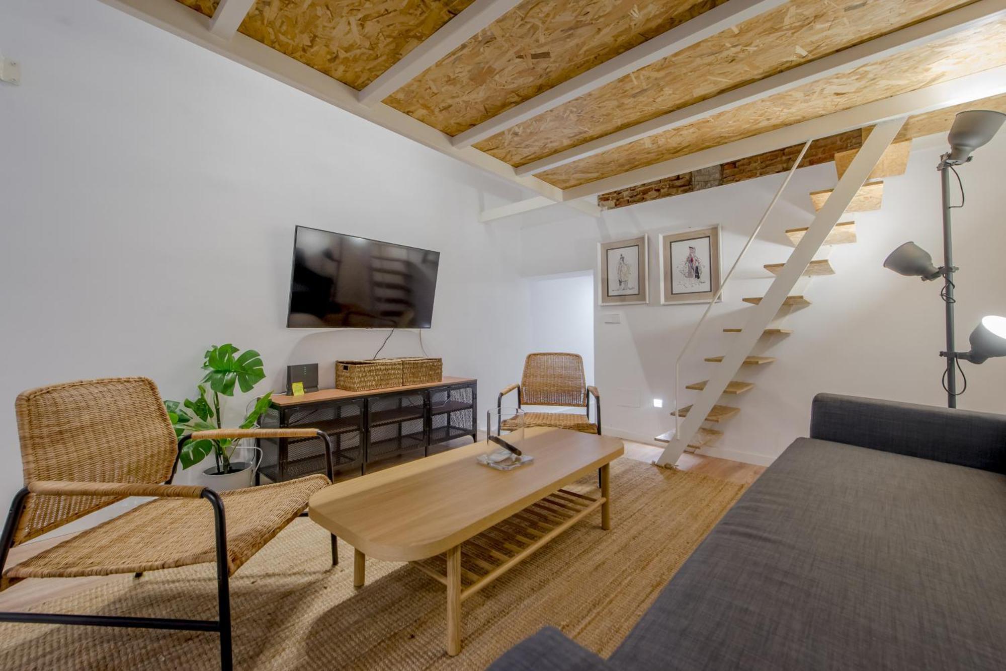 Modern Apt Para 7Pax En Chamberi-Ponzano Madrid Luaran gambar