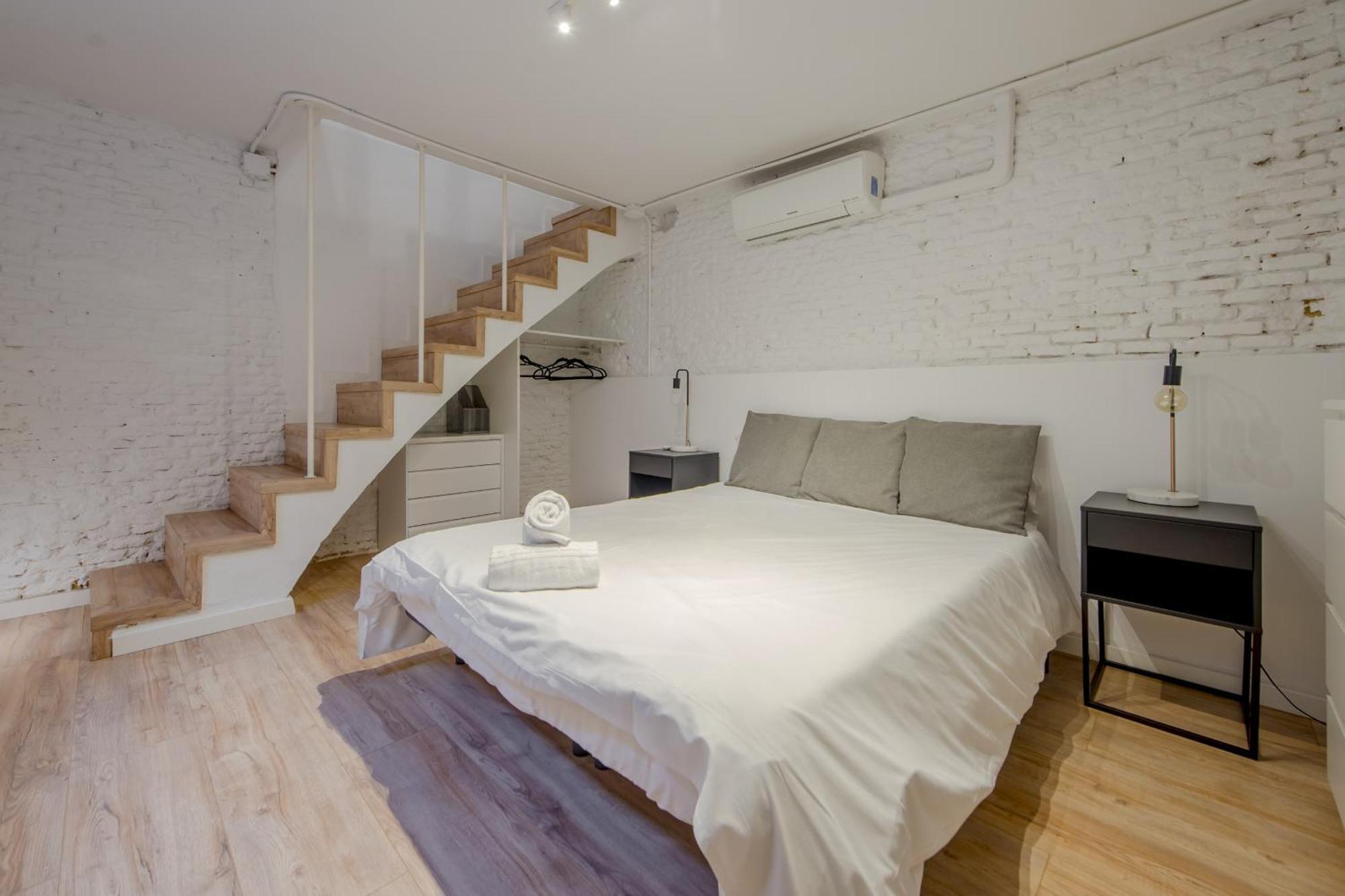 Modern Apt Para 7Pax En Chamberi-Ponzano Madrid Luaran gambar