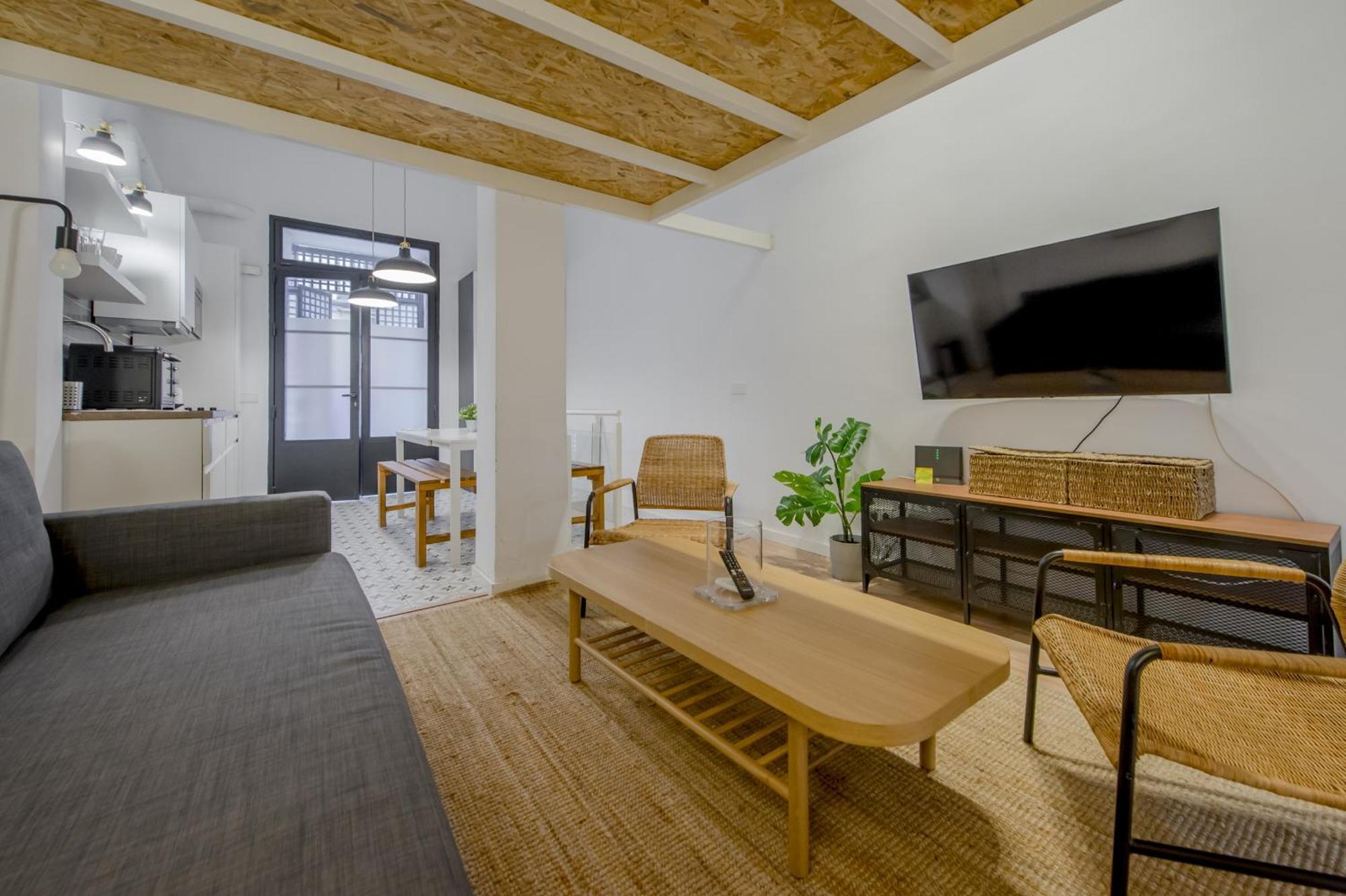 Modern Apt Para 7Pax En Chamberi-Ponzano Madrid Luaran gambar