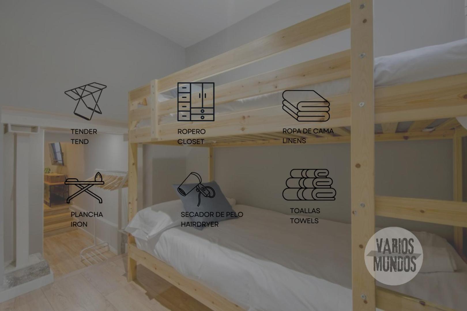 Modern Apt Para 7Pax En Chamberi-Ponzano Madrid Luaran gambar