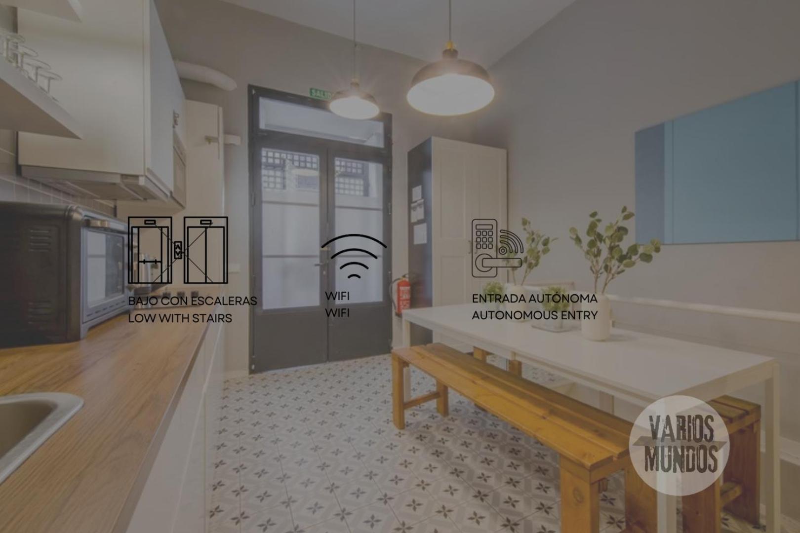 Modern Apt Para 7Pax En Chamberi-Ponzano Madrid Luaran gambar