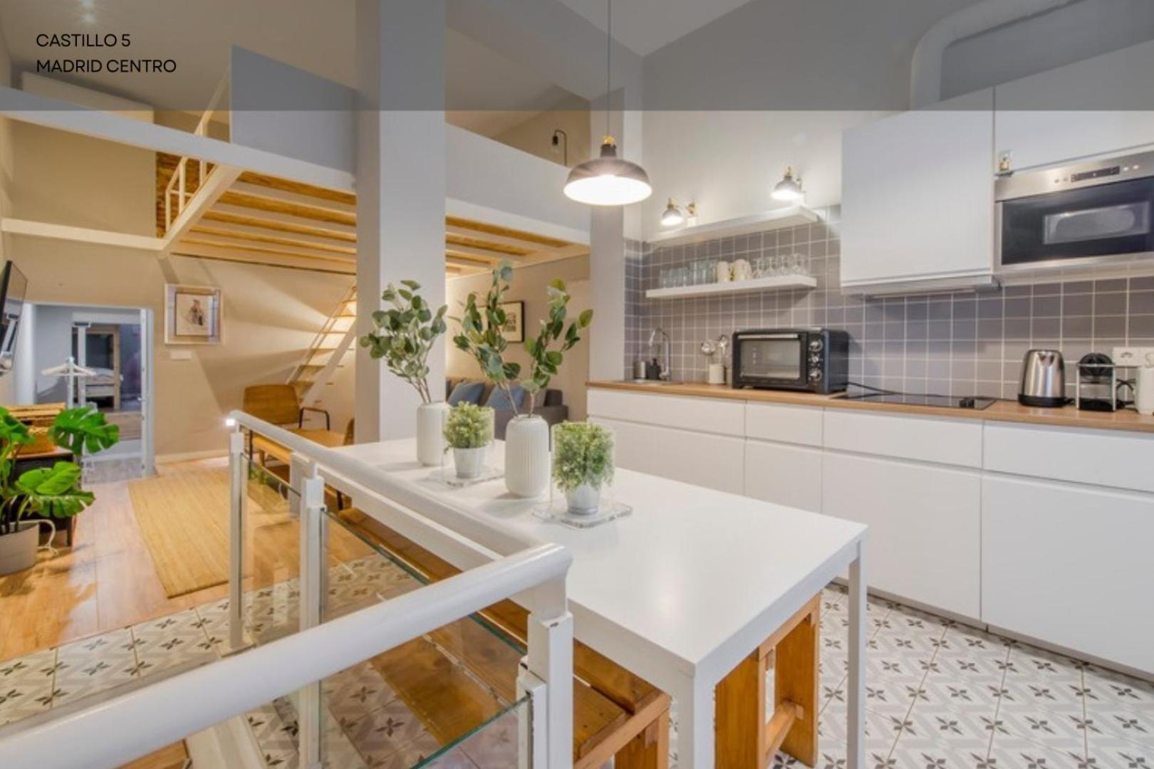 Modern Apt Para 7Pax En Chamberi-Ponzano Madrid Luaran gambar